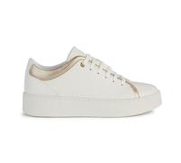 Geox D Skyely A, Scarpe da ginnastica Donna, Optic White Lt Gold, 40 EU