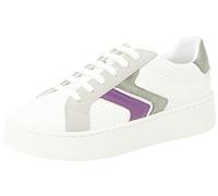 Geox D Skyely A, Scarpe da ginnastica Donna, Optic White Purple, 40 EU