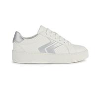 Geox D Skyely A, Scarpe da ginnastica Donna, Optic White Silver, 36 EU