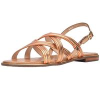 Geox D Sozy Plus G, Sandali Piatti, Lt Bronzo Arancione, 37.5 EU