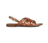 Geox D Sozy Plus G, Sandali Piatti, Lt Bronzo Arancione, 38.5 EU