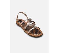 Geox D Sozy QC A, Sandalo Scorrevole Donna, Lt Gold, 36 EU
