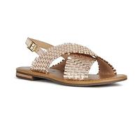 Geox D Sozy S A, Sandali Donna, Oro (Lt Gold), 37 EU