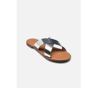 Geox D Sozy S H, Sandalo Scorrevole Donna, Silver, 41 EU