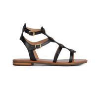 Geox D Sozy S B, Sandali Piatti, Nero, 40 EU