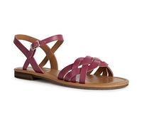 Geox D SOZY S, Sandali piatti Donna, Fuchsia, 39 EU