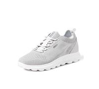 Geox D Spherica A, Sneakers Donna, Grigio Lt Grey, 38 EU