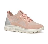 Geox D SPHERICA E, Scarpe da Ginnastica Donna, Nude/Silver, 38 EU