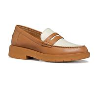 Geox D SPHERICA EC1 A - Mocassino Donna, Camel/Lt Sand,