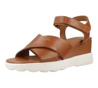 Geox Sandalo da donna D Spherica Ec6 C Wedge, cognac, 39 EU