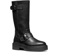 Geox D Spherica EC8 - Stivali da donna in pelle, colore: nero, misura 38