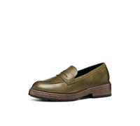 Geox D Swelen, Mocassino Donna, Verde, 36 EU