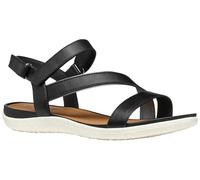 Geox D Vega A, Sandalo Sportivo Donna, Black, 37 EU