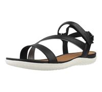 Geox D Vega A, Sandalo Sportivo Donna, Black, 38 EU