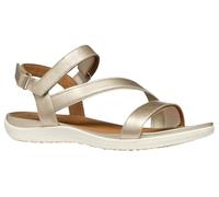 Geox D Vega A, Sandalo Sportivo Donna, Lt Gold, 39 EU