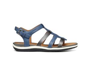 Geox D Vega A Sport Sandal, AVIO/Gun, 35 EU, Avio Gun, 35 EU