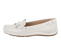 Geox D Vega Moc B, Mocassini Donna, Bianco (Off White), 38.5 EU