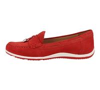 Geox D Vega Moc, Moccasin, Colore: Rosso, 39 EU