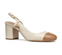 Geox D VIRNILISA 65 A, Pompa Donna, Papyrus/Beige, 37.5 EU