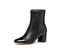 Geox D Virnilisa 65, Stivale alla Caviglia Donna, Nero, 36.5 EU