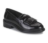 Geox D Walk Pleasure C, Mocassini da Donna in Pelle con Frange (Nero, Numeric_36)