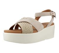 Geox D XAND 2.2S B, Sandalo con Zeppa Donna, Lt Taupe, 39 EU