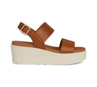Geox D Xand 2.2s A, Sandali con Zeppa Donna, ocra, 39 EU
