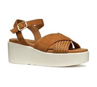 Geox Sandali Xand 2.2S B con zeppa Donna Cognac
