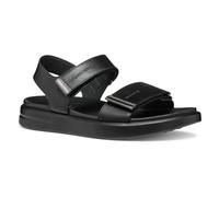 Geox D XAND 2S E, Sandalo Donna, Black/Gun, 39 EU
