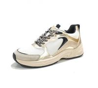 Geox D Zarvia, Scarpe da Ginnastica Donna, Beige, 37 EU