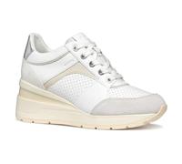Geox D ZOSMA A - Scarpe da Ginnastica Donna, White/off White,
