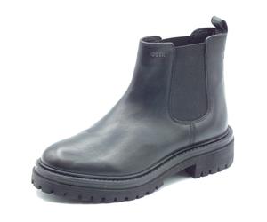 Geox D04HRB D Iridea Black Scarponcini per Donna in pelle nera