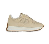 Geox D45MDB Amabel Sand Sneakers per Donna in Pelle e Tessuto Beige (Taglia 37)