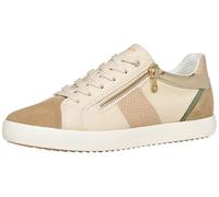 Geox Donna D BLOMIEE E Sneaker, Papyrus/Cream, 39 EU