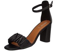 Geox Donna D Eraklia High C Sandali Scarpe col tacco punta chiusa, Nero (Black), 39 EU