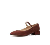 Geox D Floretia, Mary Jane Flat Donna, Colore: Rosso, 40 EU