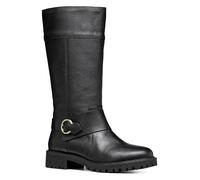 Geox D Hoara A, Stivali alla Moda Donna, Nero, 39 EU