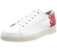 Geox Donna D Kapha A Sneakers Donna, Bianco/Rosso (White/Red), 40 EU