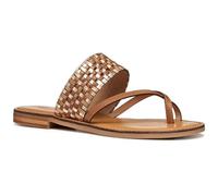 Geox Donna D Maddalusiac G Sandali Piatti, Cammello Bronzo, 37.5 EU