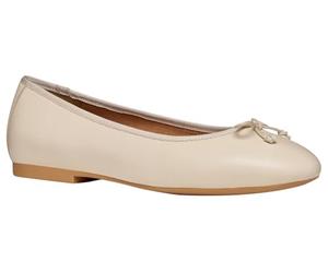 Geox Donna D New Palmaria F Ballet Flat, Papyrus, 36,5 EU