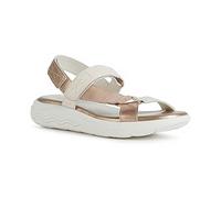 Geox Donna D Spherica Ec5W A Sandali Donna, Beige (Cream/Dk Skin), 38 EU