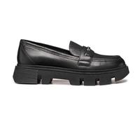 Geox Donna D VILDE Loafer, Nero, 38,5 EU, Nero, 38.5 EU
