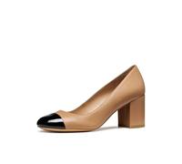 Geox Donna D VIRNILISA 65 Pump, Beige, 39 EU, Beige., 39 EU