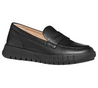 Geox Donne D FLEXTRIDE B Moccasin, Nero, 38 EU