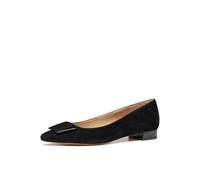 Geox D Giselda15, Balletto Piatto Donna, Nero, 38 EU