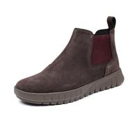 Geox Flextride - Chelsea Boots In Suede Marrone - Donna Scarpe