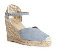 Geox Girl's D Gelsa Espadrille Wedge Sandal, Lt Sky, 40 EU