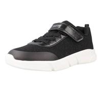 Geox Girl's J Aril D Sneaker, Nero, 11 UK Child