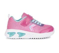 Geox Girl's J Assister Sneaker, Fuchsia Aqua, 11.5 UK Child