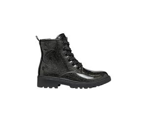 Geox Girl's J Casey G Ankle Boots, Nero, 7 UK